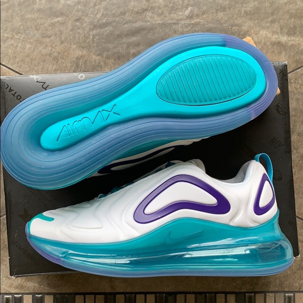 NIKE W AIR MAX 720 white/court purple-spirit teal - Picture 5 of 16